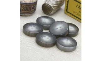6 boutons / 18MM / Gris "Palet"