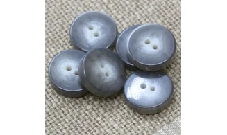 6 boutons / 18MM / Gris "Palet"