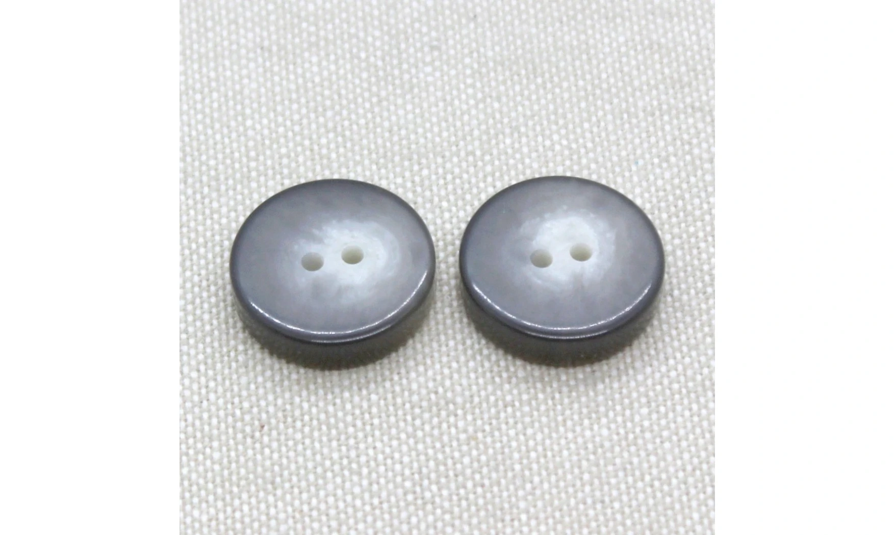 6 boutons / 18MM / Gris "Palet"