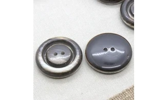 6 boutons / 36MM / Brun