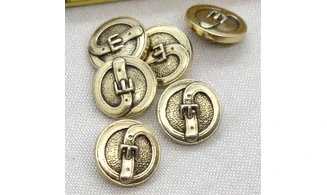 6 boutons / 18,5MM / Ceinture dorée