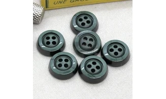 Boutons VINTAGE / 21MM / Vert bouteille