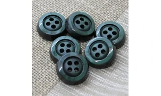 Boutons VINTAGE / 21MM / Vert bouteille