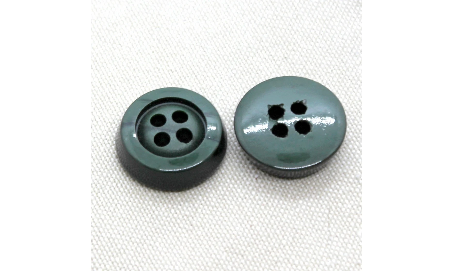 Boutons VINTAGE / 21MM / Vert bouteille