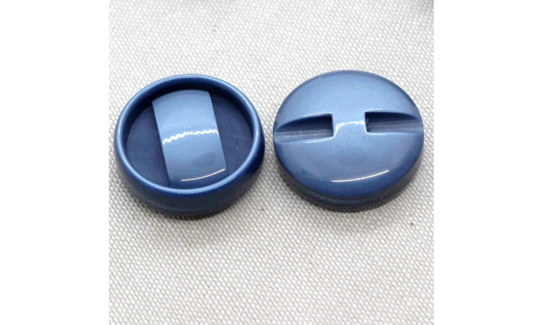Boutons VINTAGE / 27,5MM / Bleu