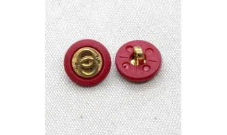 6 boutons / 15MM / Rose "Chic"
