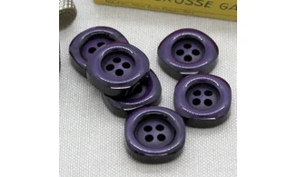 Bouton VINTAGE VIOLET / par 6 / 20MM