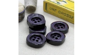 Bouton VINTAGE VIOLET / par 6 / 20MM