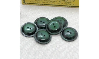 6 boutons / 21MM / Vert