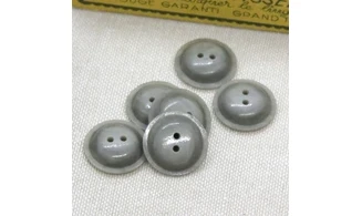 6 boutons / 17,5MM / Vert "Soucoupe"