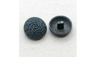 6 boutons / 22MM / Vert "Spirale"