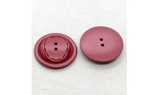 6 boutons / 30MM / Rouge "Couture"