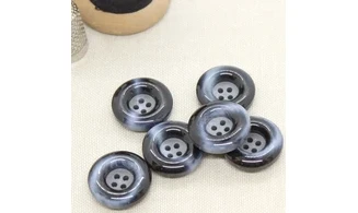 Bouton VINTAGE GRIS / par 6 / 22MM