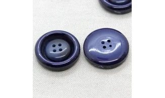 6 boutons / 30MM / Bleu