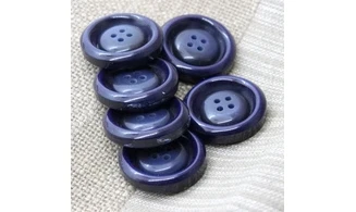 6 boutons / 30MM / Bleu