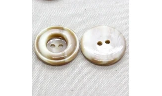 6 Boutons / 30MM / Brun