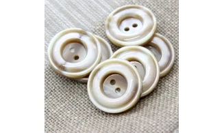 6 Boutons / 30MM / Brun