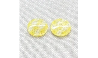 6 boutons / 14,5MM / Jaune Vichy
