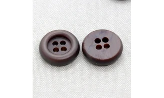6 Boutons / 26MM / Brun Chocolat