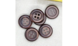 Boutons VINTAGE / 21MM / Brun Chocolat