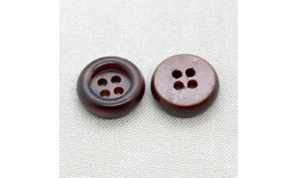 Boutons VINTAGE / 21MM / Brun Chocolat