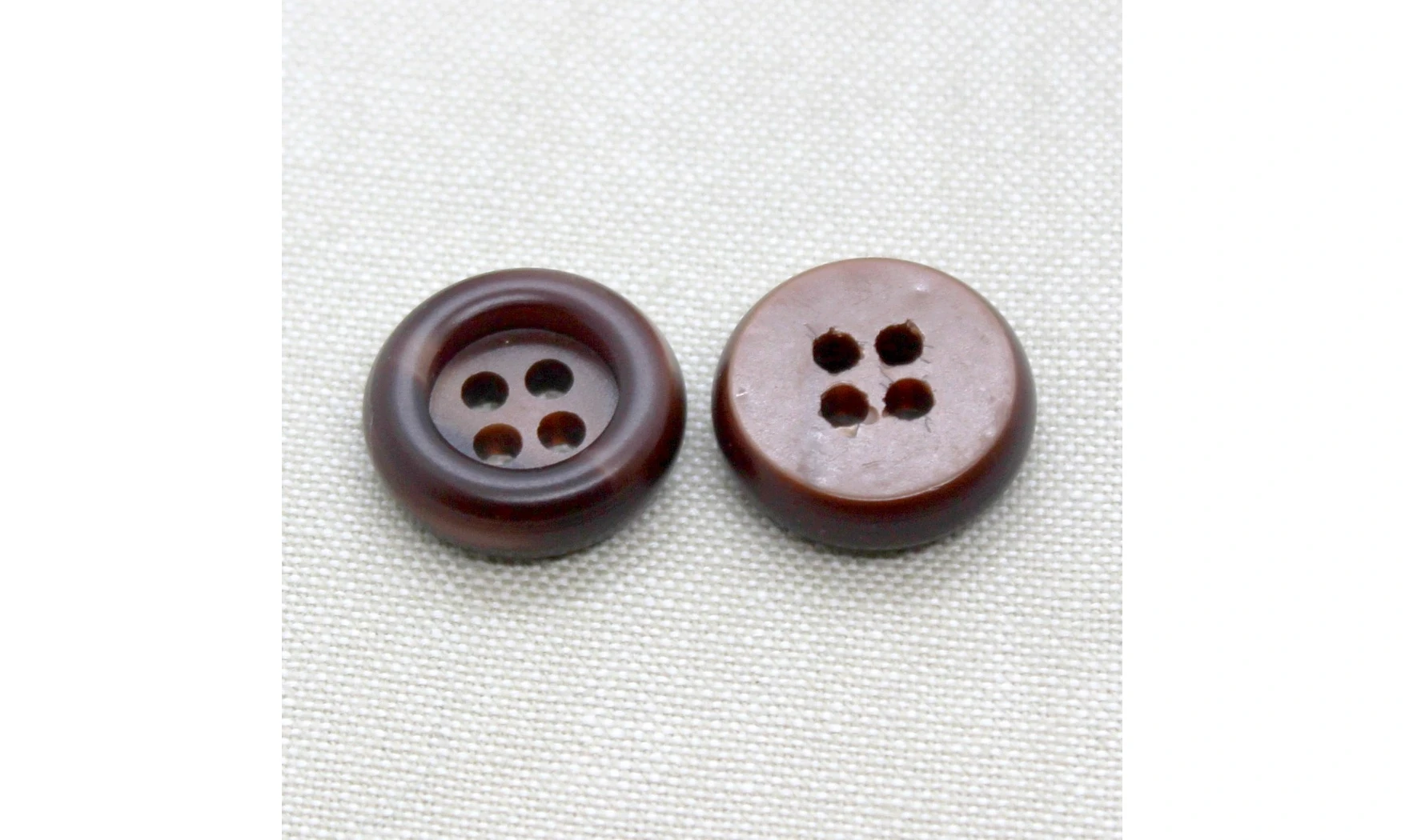 Boutons VINTAGE / 21MM / Brun Chocolat