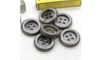 Boutons VINTAGE / 35MM / Vert Kaki
