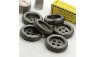 Boutons VINTAGE / 35MM / Vert Kaki