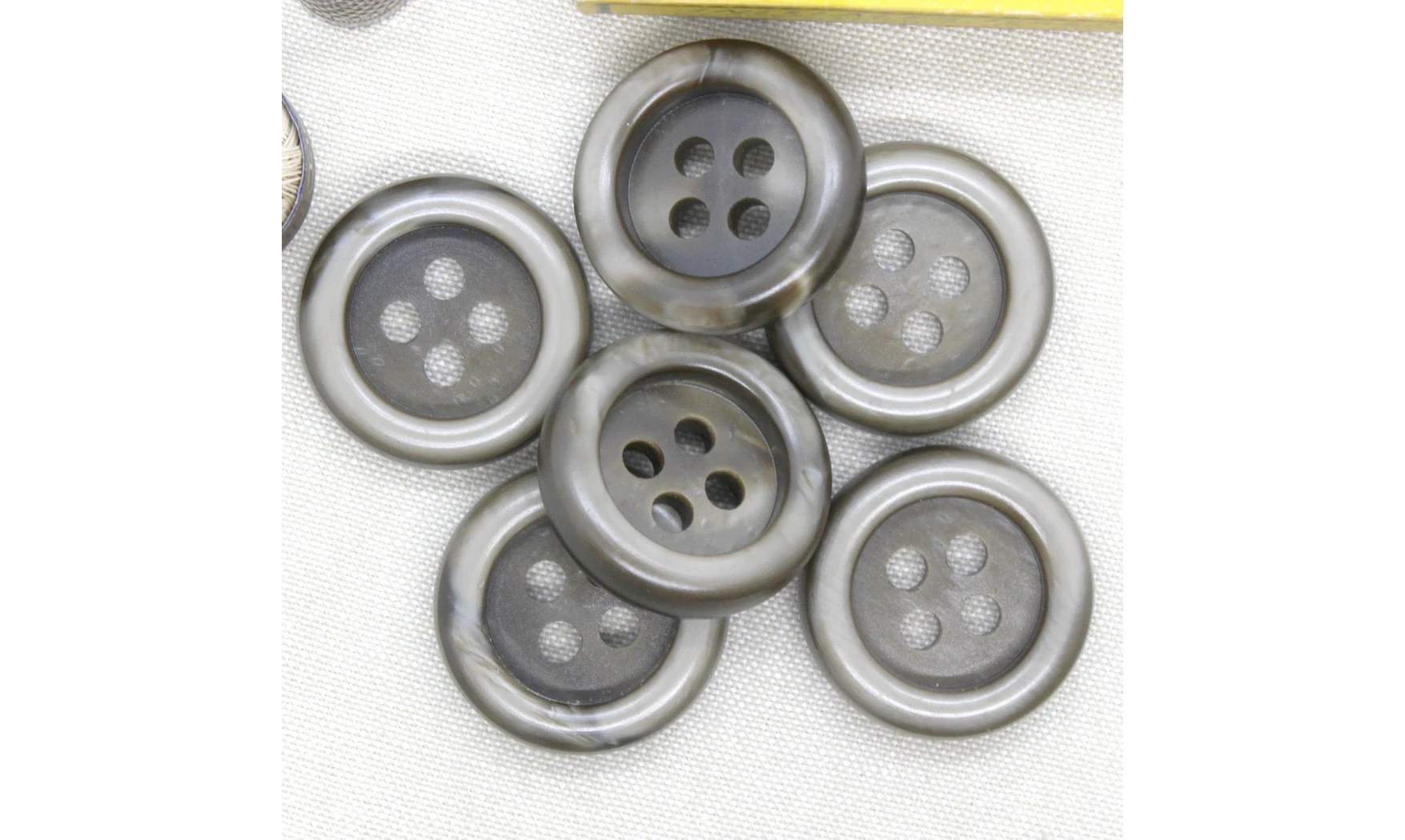 Boutons VINTAGE / 35MM / Vert Kaki