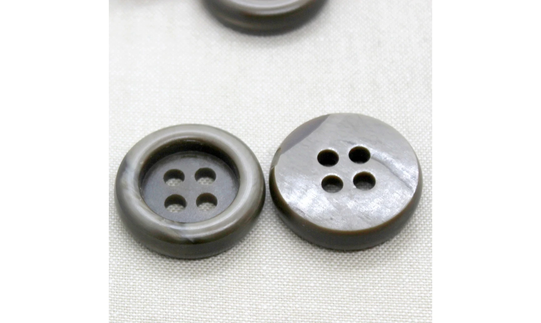 Boutons VINTAGE / 35MM / Vert Kaki