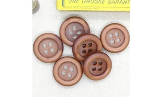 Boutons VINTAGE / 30MM / Brun Caramel
