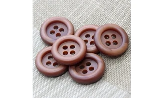 Boutons VINTAGE / 30MM / Brun Caramel
