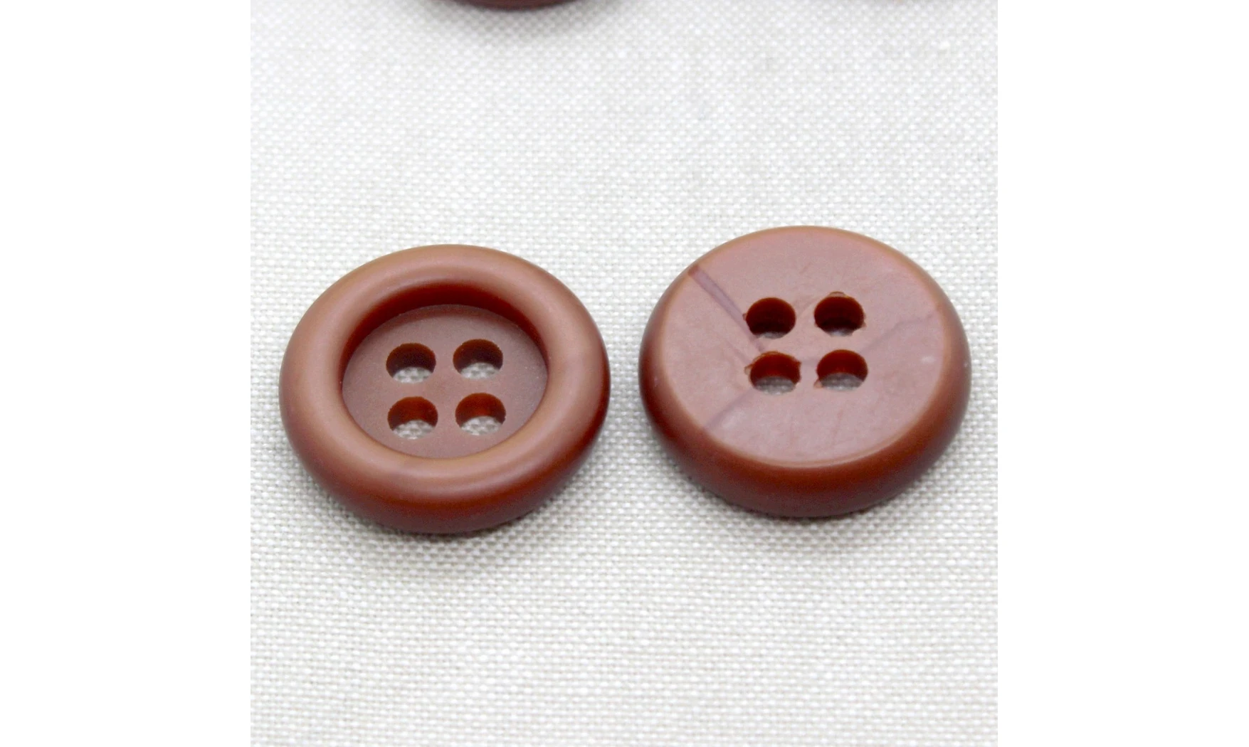 Boutons VINTAGE / 30MM / Brun Caramel