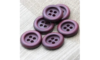 Boutons VINTAGE / 30MM / Rouge Bordeaux