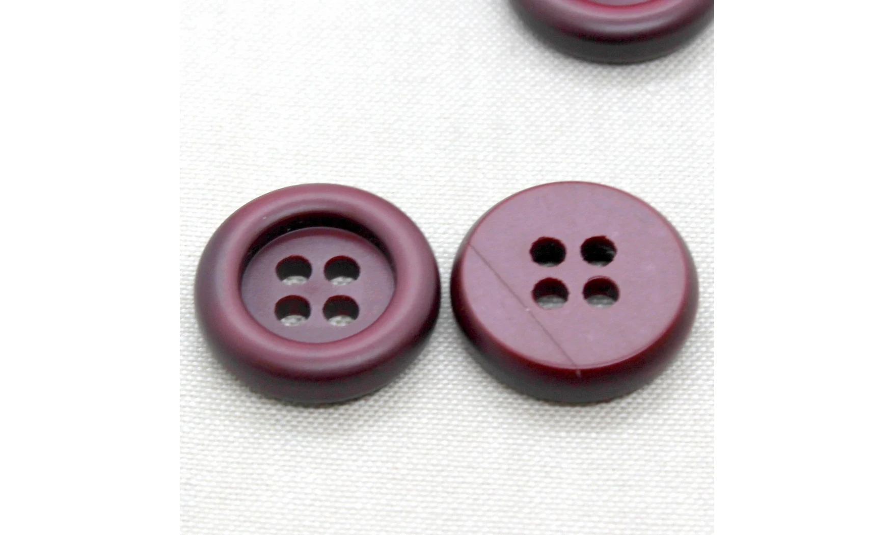 Boutons VINTAGE / 30MM / Rouge Bordeaux