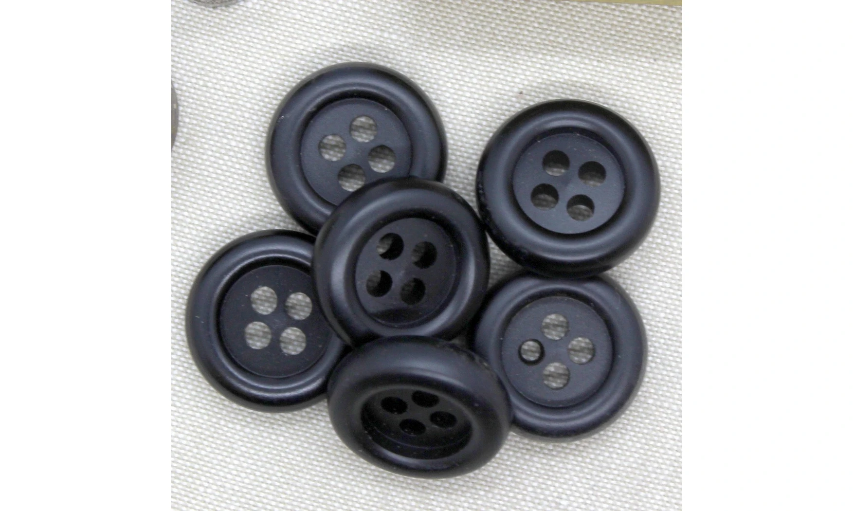 Boutons VINTAGE / 26MM / Noir