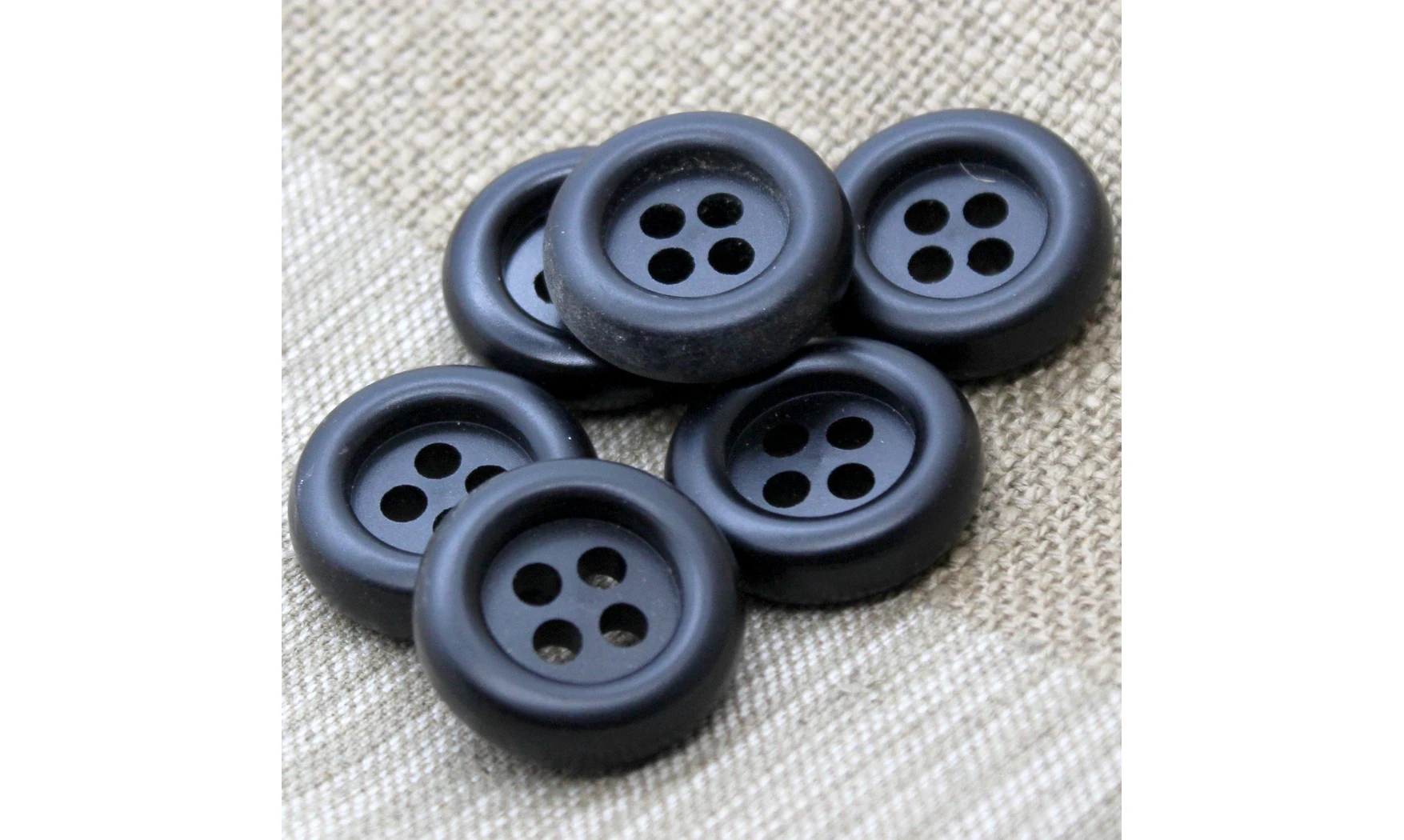 Boutons VINTAGE / 26MM / Noir