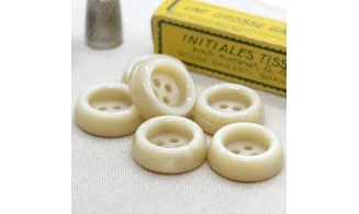 6 boutons / 26MM / Ivoire