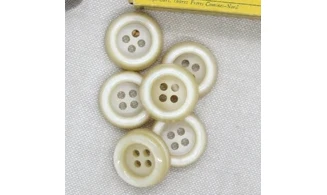 6 boutons / 22MM / Ivoire