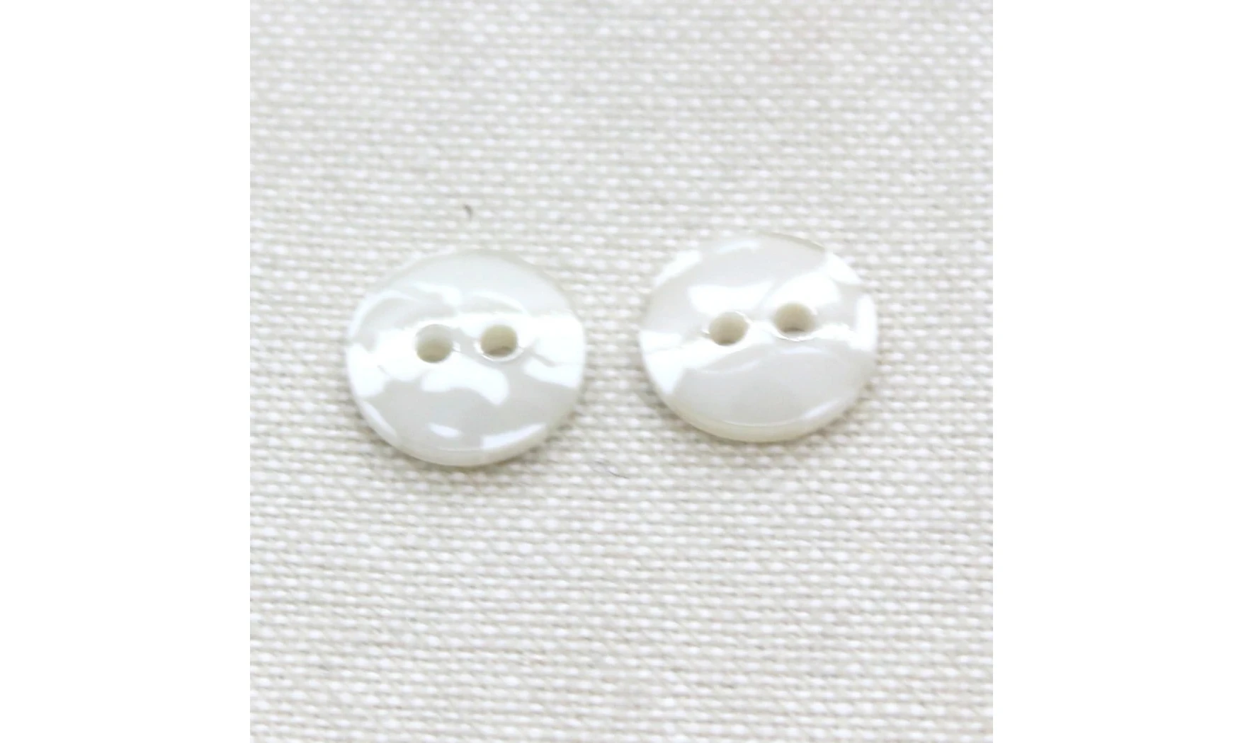 6 Boutons / 12MM / Brun Camouflage