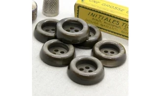 6 boutons / 30MM / Vert kaki