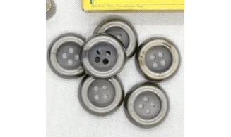 6 boutons / 30MM / Vert kaki