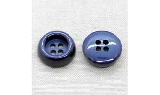6 boutons / 21MM / Bleu roi