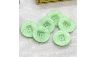 6 boutons / 21MM / Vert pomme
