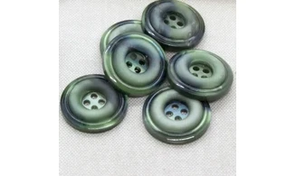 6 boutons / 26MM / Vert