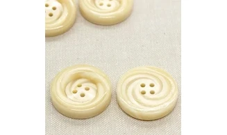 6 boutons / 31MM / Ivoire