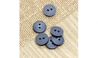 6 boutons / 13MM / Gris