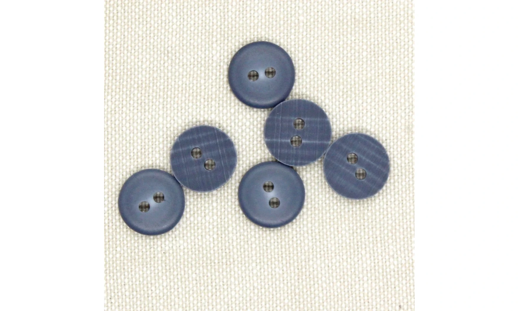 6 boutons / 13MM / Gris