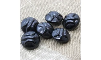 6 boutons / 26MM / Noir