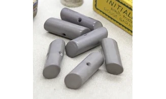 6 boutons / 30MM / Gris "Buchette"